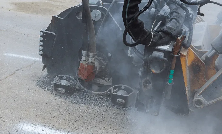Road Saw Cutting